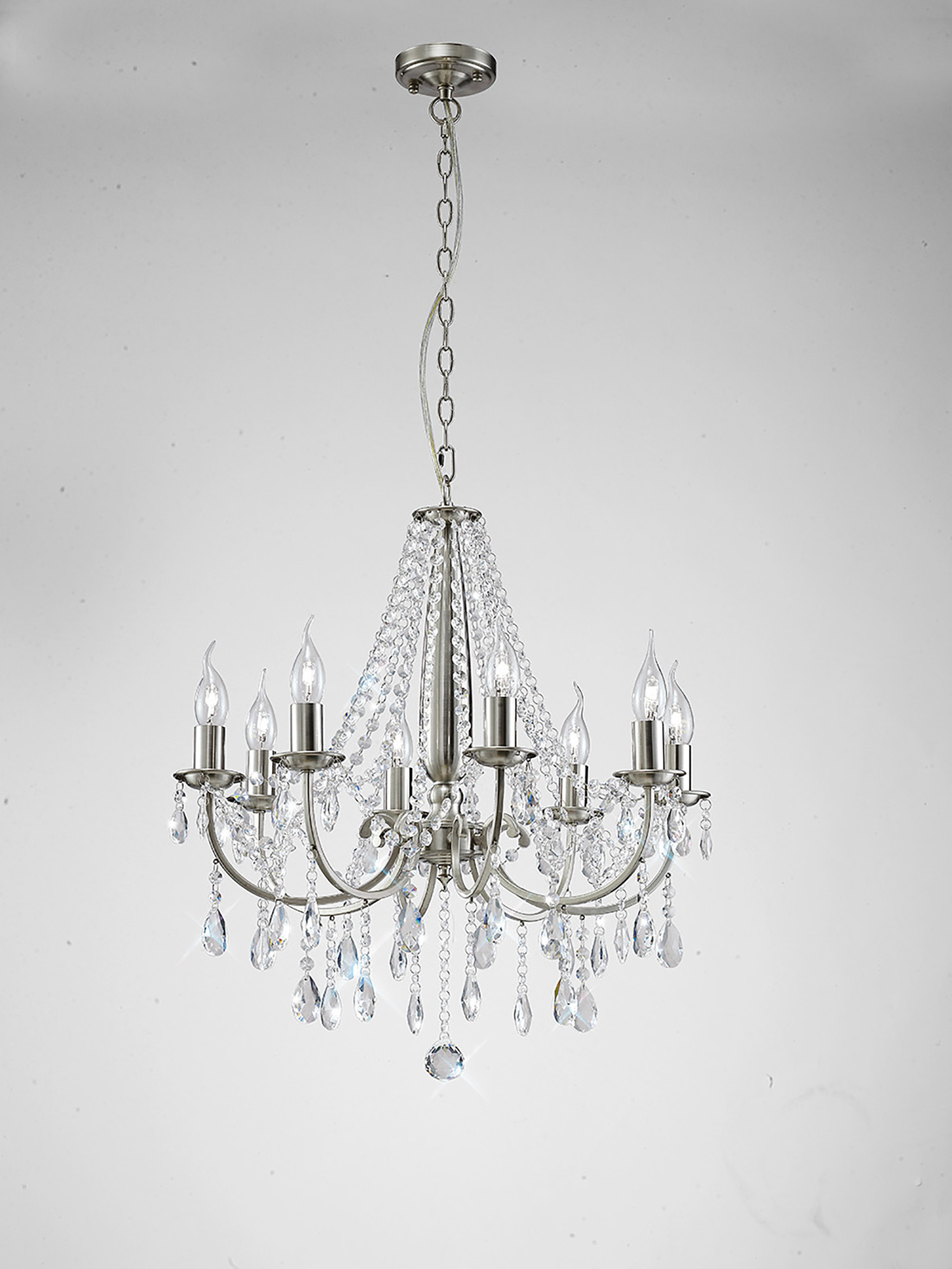 IL30978  Kyra Crystal Pendant 8 Light